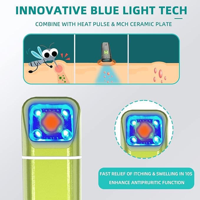 Amazon Best-seller Insect Bite Pain Relief Rechargeable Itch Relief Device Bug Bite Itch and Pain Alleviation