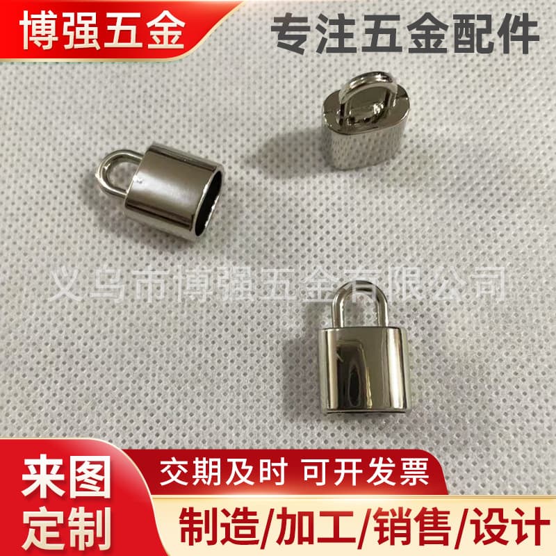 Cap clock rope buckle luggage small lock open small lock electroplating padlock small jewelry lock luggage accessories lock jewelry accessories