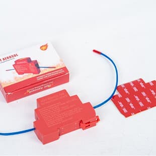 Hot Aerosol Fire Suppression Patch Vehicle Fire Extinguisher Engine Compartment Fire Protection Device Auto-Sensing Car Automatic Fire Extinguisher Patch