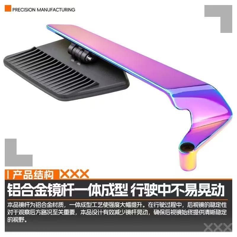 Blade Wind Deflector Rearview Mirror for Niu UMAX, Ninebot N Mz Orion Mmax2 F90 M3 Modified Side Mirror