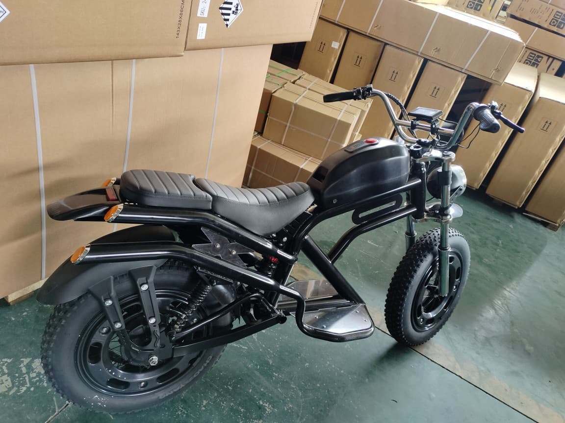 20-inch Fat Tire Retro Wide Tire Electric Bicycle Snow Off-road Beach Electric Assisted Bicycle Long Range