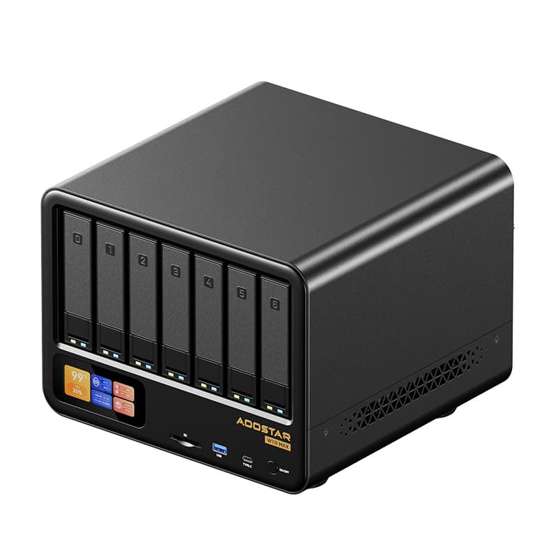 Aoostar WTR MAX 8845HS NAS Dual 10G Network Storage Server 11-Bay
