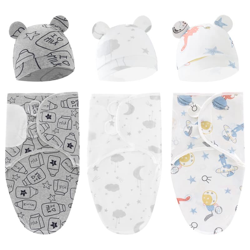 Newborn Swaddle Baby Hat Sleep Sack Infant Cap Delivery Room Cocoon Baby Spring Cocoon Sleep Sack 8309
