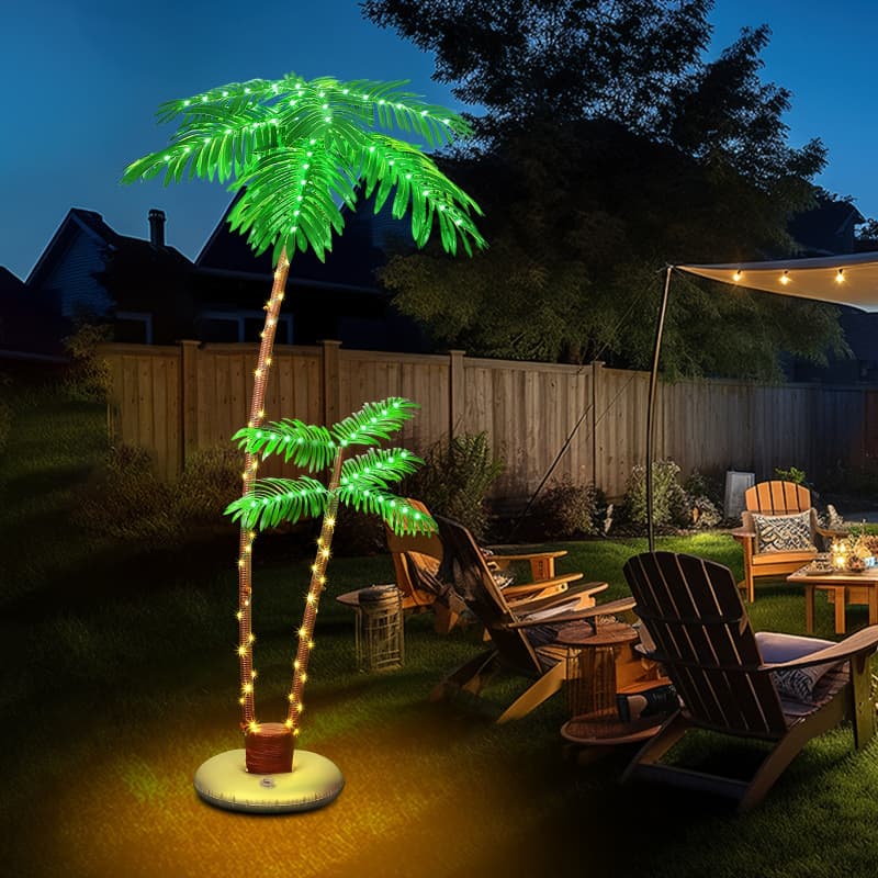 2026 New Cross-border Solar Light Palm Tree