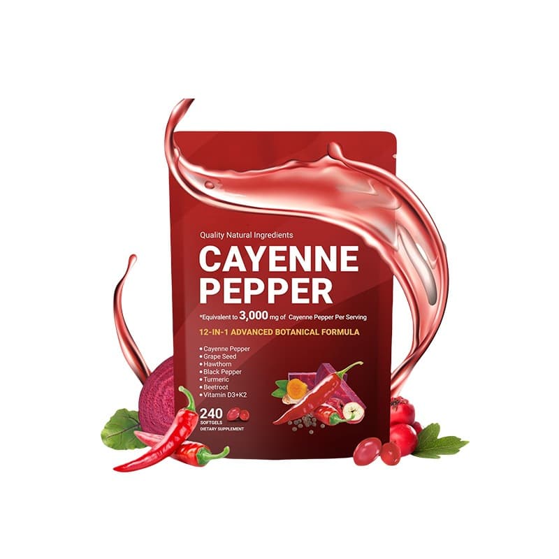 Cayenne Pepper Softgels Supplement Chili Body Booster Energy Supplement