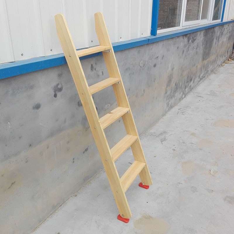 2V06 Wooden Ladder Solid Wood Staircase for Home Student Dormitory Bunk Bed Loft Ladder Upper and Lower Bed Ladder