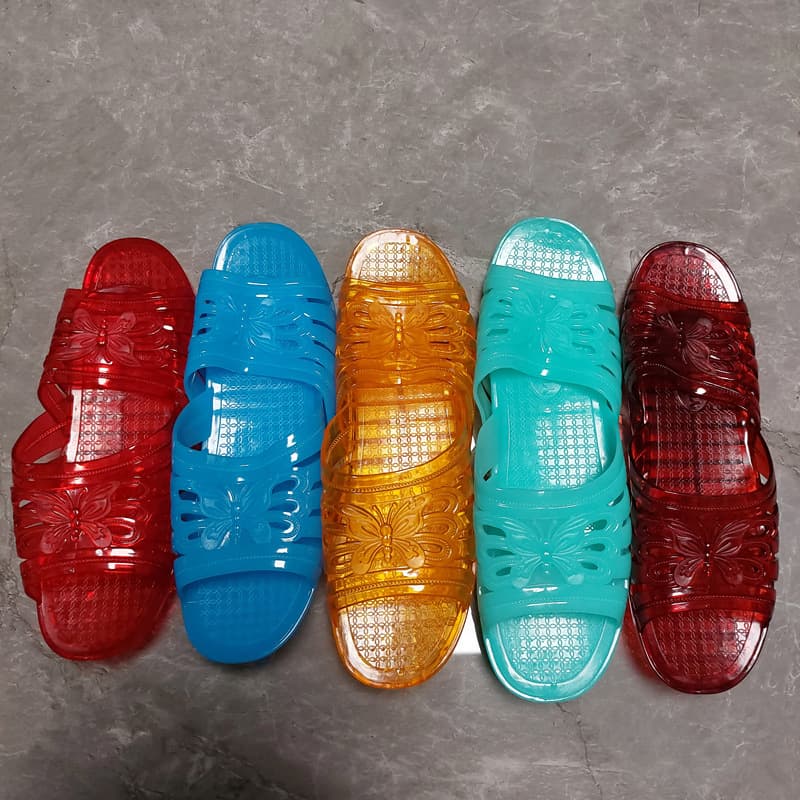 Yuyou Women's Slippers Summer Crystal Plastic Sandals Home Bathroom Slippers New Material Healthy Thick Sole Slippers