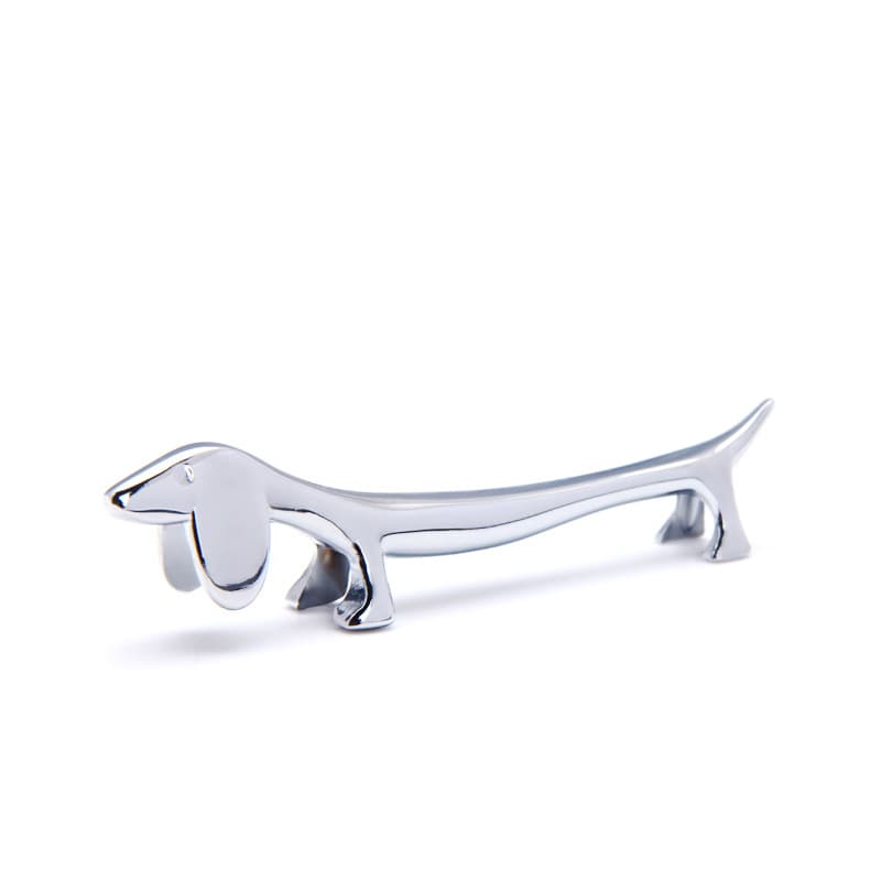 Factory direct sales of stainless steel chopstick holders, metal dog animal chopstick rests, in stock, Japanese style chopstick holders.