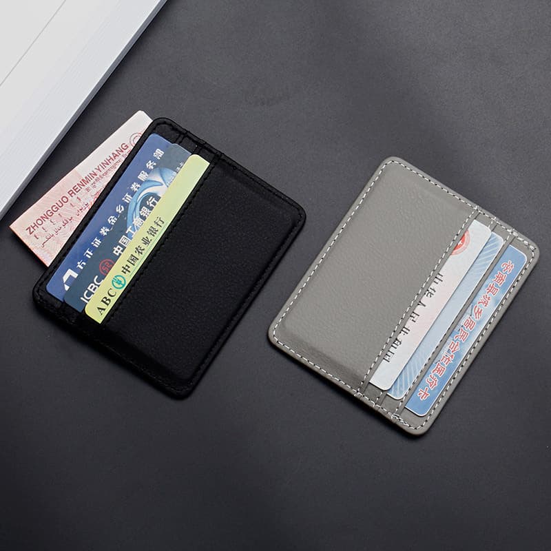 Cross-Border 7-Slot Ultra-Thin Mini Card Holder Creative Multi-Slot Card Sleeve Card Organizer Factory Wholesale