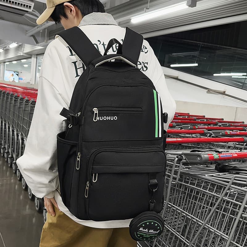 Durable Primary and Middle School Student Backpack for Boys Grades 2-6, Large Capacity High School Male Student Weight-Reducing Backpack