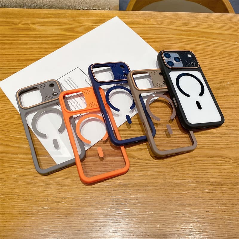 Skin-Feel Magnetic 2-in-1 Phone Case for iPhone 17 Pro Max, Frosted Protective Cover for iPhone 16 PM and 15 PM