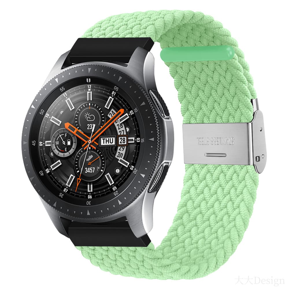 Samsung Double-Section Woven Strap 20mm 22mm Suitable for Samsung Watch Bracelet Strap Colorful