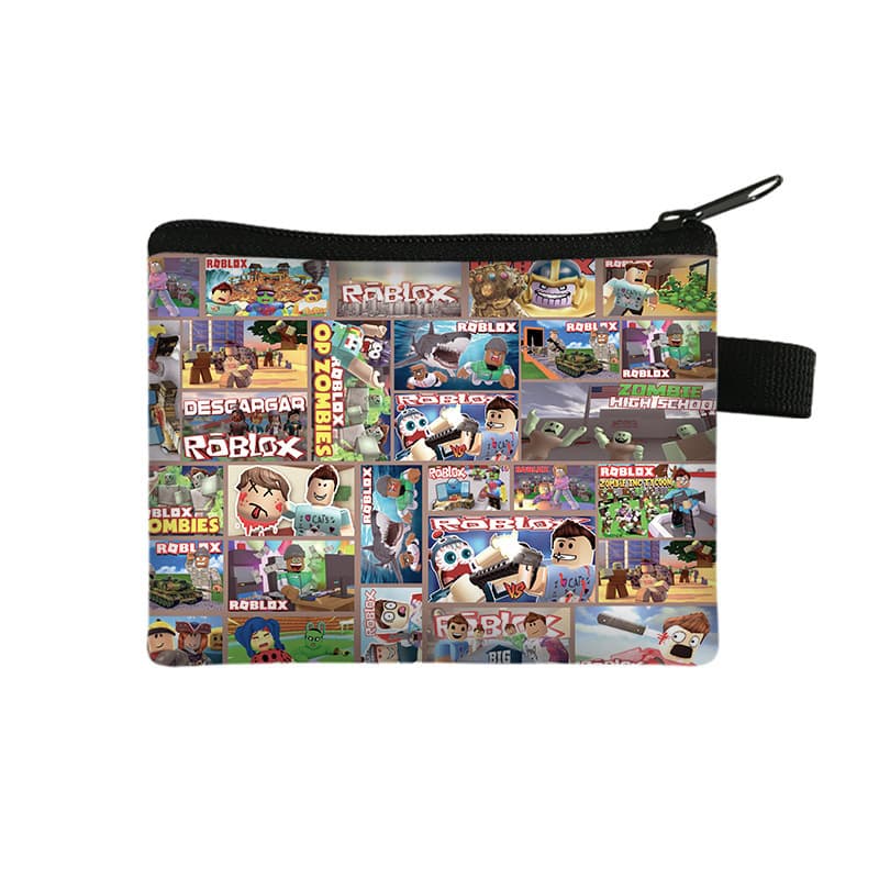 New Wholesale Virtual World Kids Coin Purse Girls Cute Children Fashion Storage Bag Trendy Zipper Card Holder