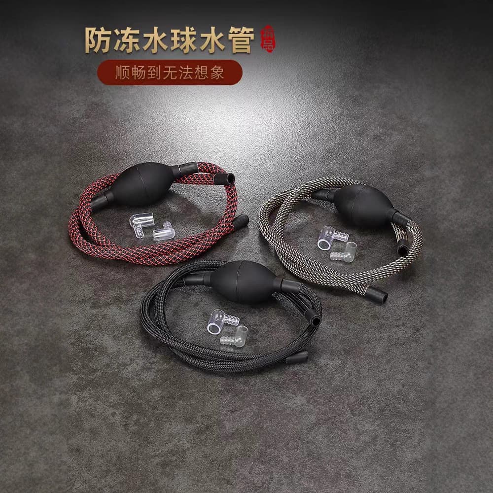 Tea tray drain pipe with water absorption ball, tea table, tea stand, tea set drain hose, mildew resistant, tea set, high temperature resistant