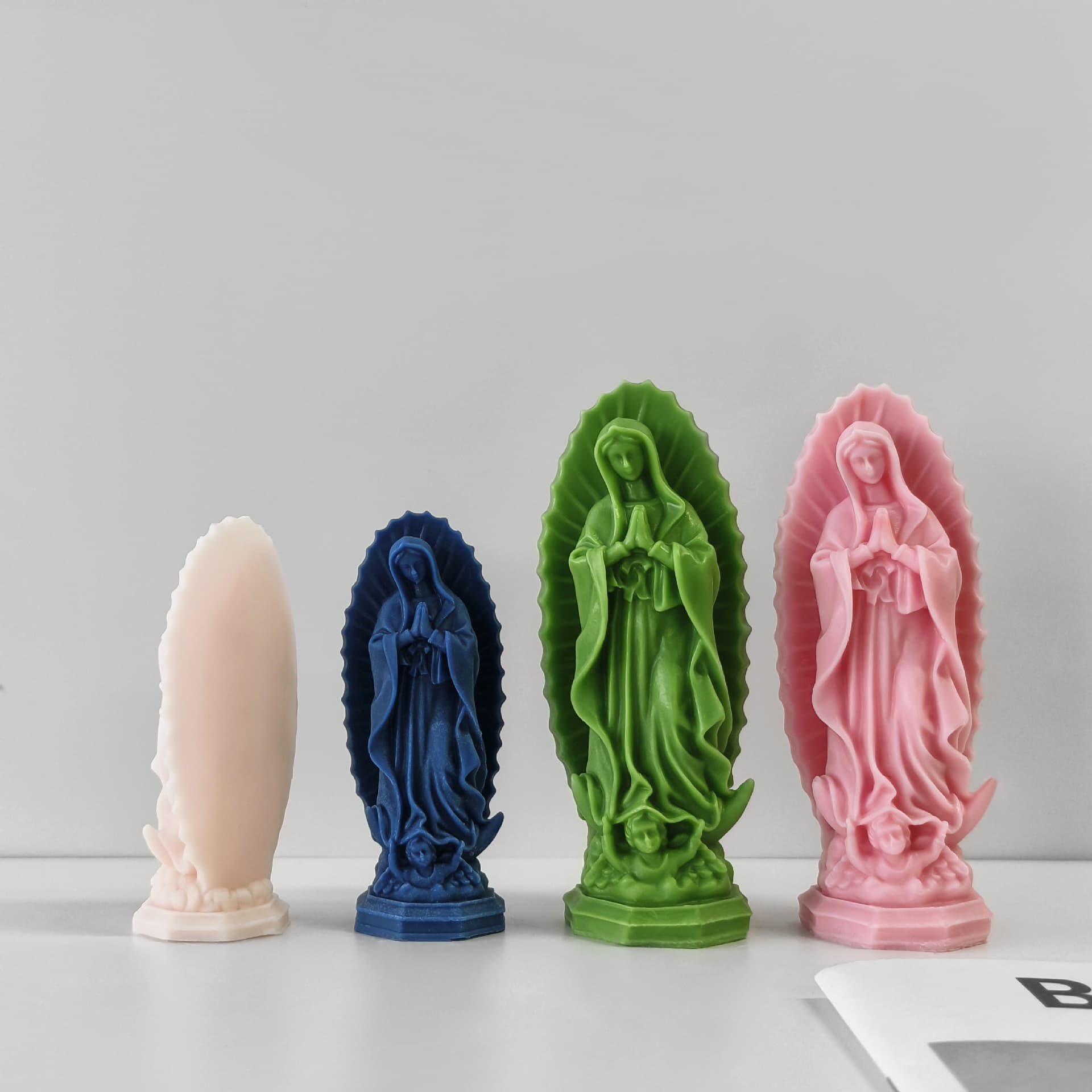 Cross-border Goddess Statue Scented Candle Silicone Mold DIY Human Figure Resin Plaster Aroma Stone Ornament Mould