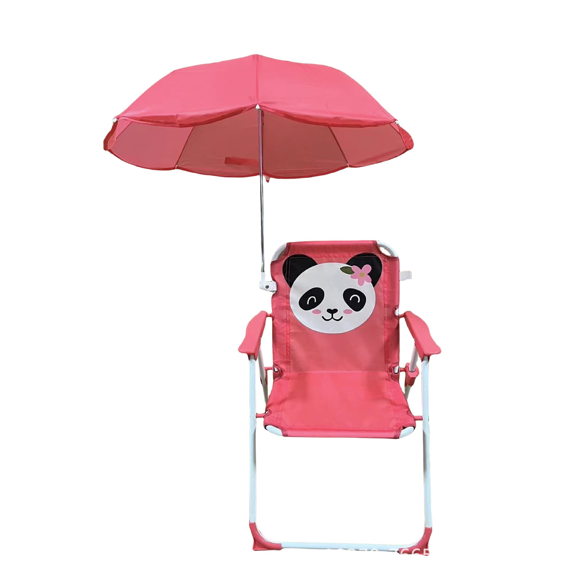 Kids Folding Chair with Umbrella Set, Beach Chair Outdoor Leisure Chair