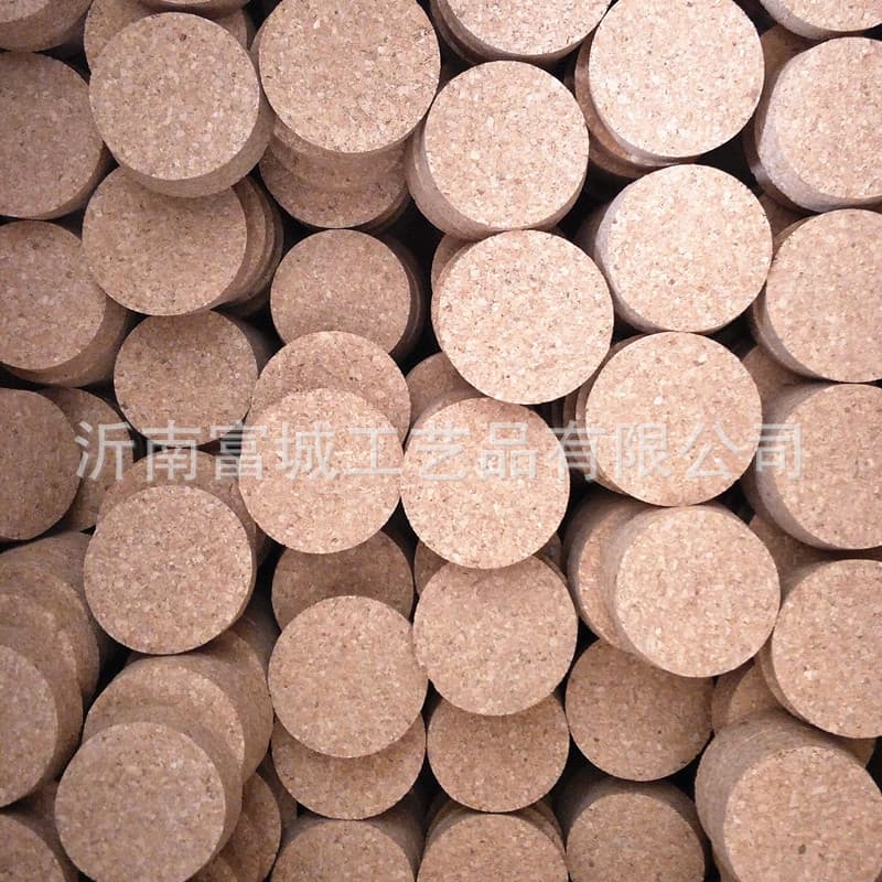 Processing and customization of tapered cork for beer and wine bottles, wish bottle sealing stopper