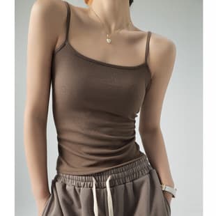 TikTok Hot Layering Vest for Women, Suit Inner Wear, Anti-Armpit Fat Ribbed Spring Autumn Summer Wearable Outer Top