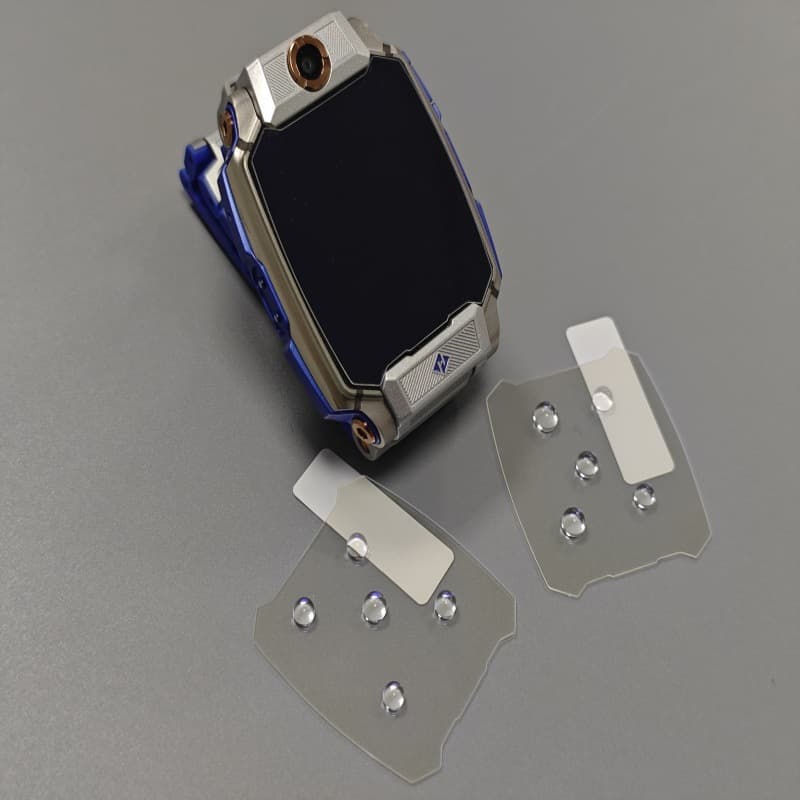 HD Transparent Dust and Scratch Resistant Tempered Glass Screen Protector for Xiaocaitian Z10 Watch