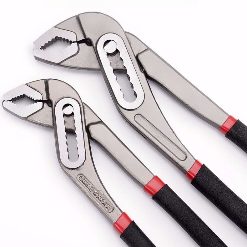 Water Pump Pliers Multi-functional Adjustable Fish Mouth Pliers, Faucet Pipe 10-inch 12-inch Large Mouth Pliers, Rotating Pliers Complete Set