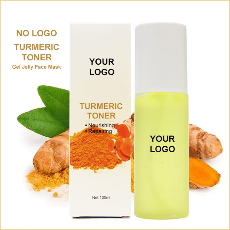 Cross-border Trade In Stock Facial Makeup Skin Care Softening Water Moisturizing Brightening Turmeric Toner Mask Hydrating
