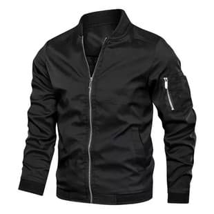 New 2023 Spring Korean Style Thin Men's Jacket Outerwear Long Sleeve Fashion Urban Stand Collar Jacket