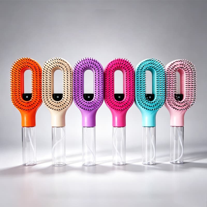 Cross-border new product StyraHair water spray comb handle spray comb one-click spray anti-flying hair spray comb