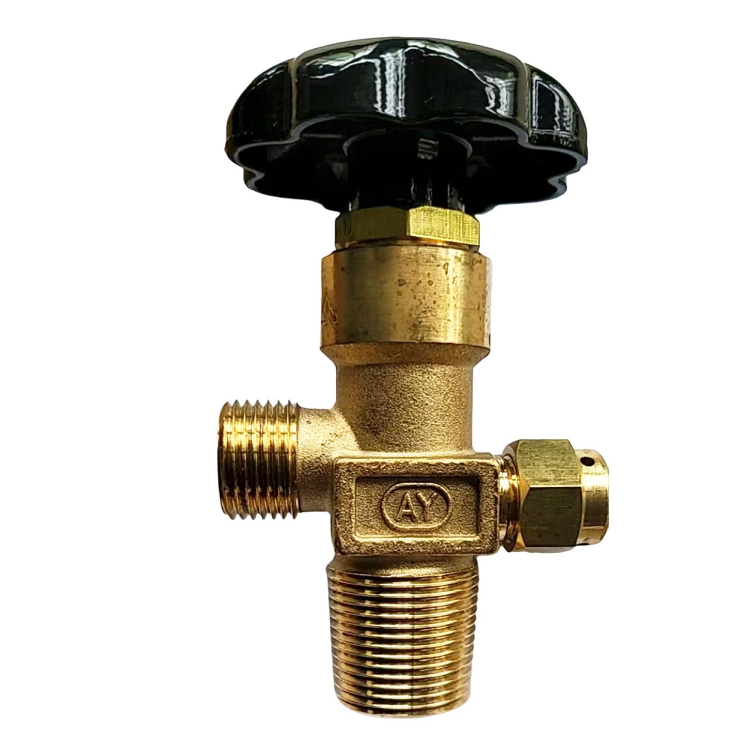 QF-2A8 gas cylinder valve, oxygen cylinder head valve, threaded cylinder valve, manual valve, manufacturer supplies multiple specifications.