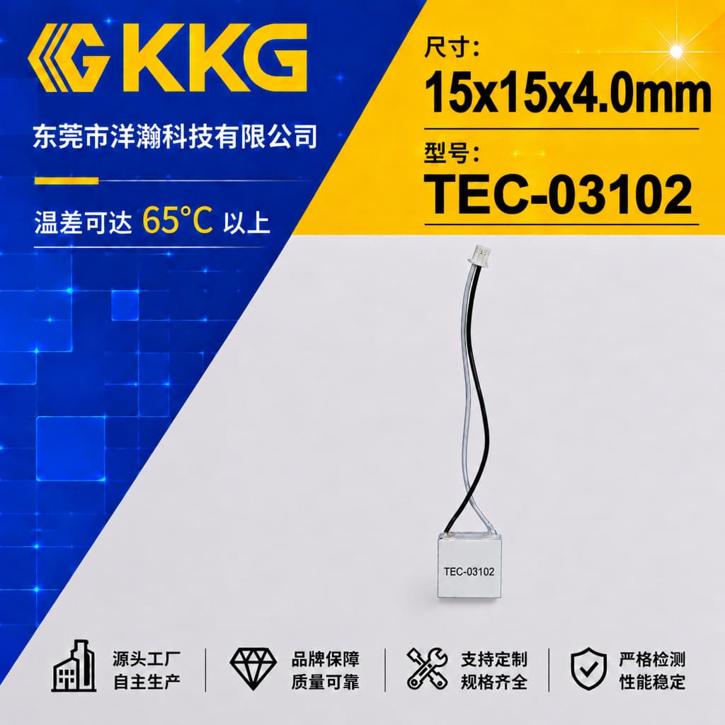 TEC-03102 Cooler Cooling Plate 15*15*4.0mm Semiconductor Refrigeration Module Thermoelectric Cooler