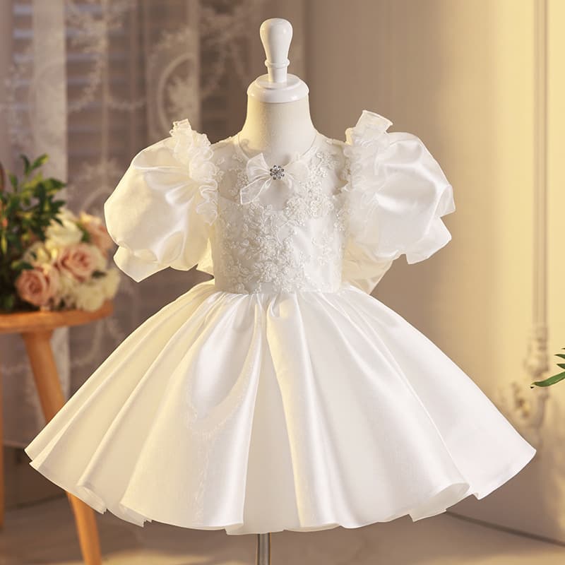 Children's Princess Dress for Girls, Host Piano Performance Costume, Flower Girl Wedding Toddler Birthday Gown