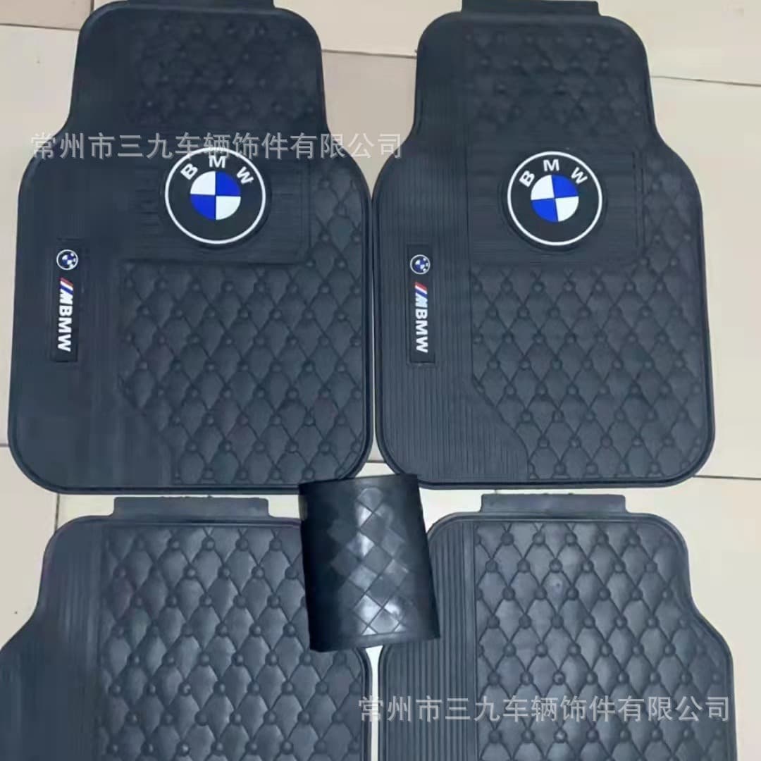 Manufacturer's Bestseller Car Floor Mats with Logo, Universal Fit, Safe, Easy to Clean, Waterproof Latex Material