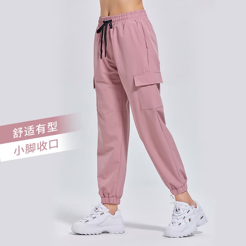 Women's summer casual trousers with jogger cuffs, loose fit, comfortable, plus size, sports pants, wholesale from manufacturers.