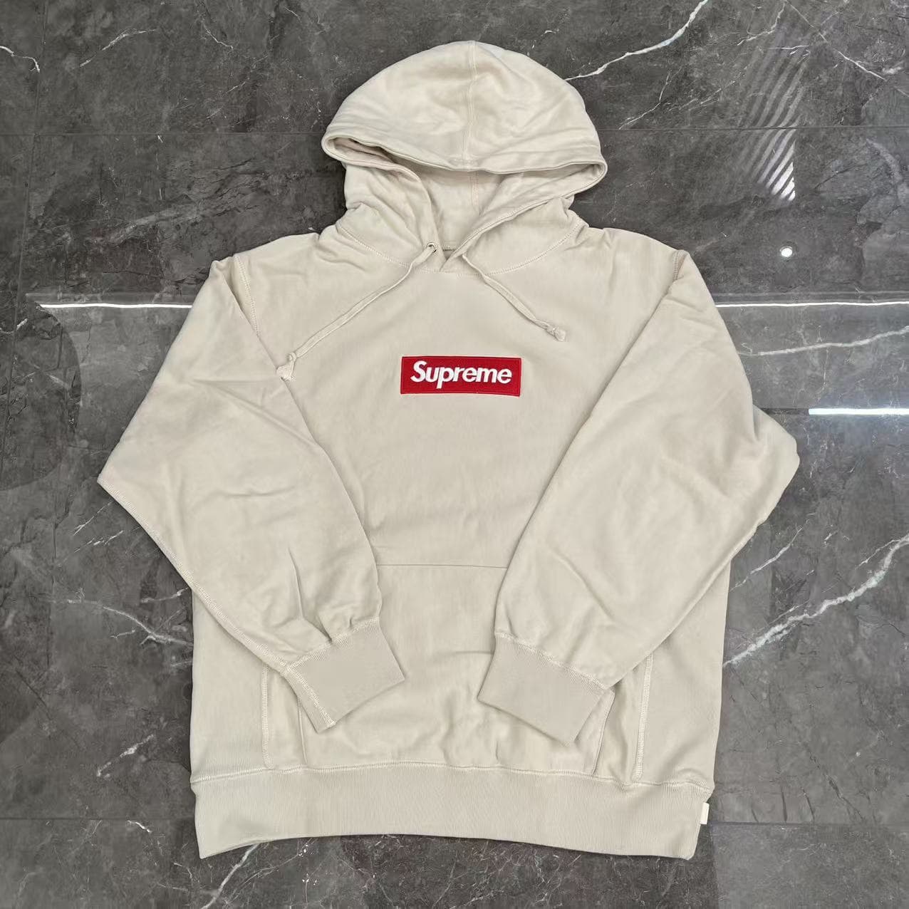 In stock 24FW 25FW small label zipper Box Logo Bogo embroidery hoodie long-sleeved sweatshirt collection