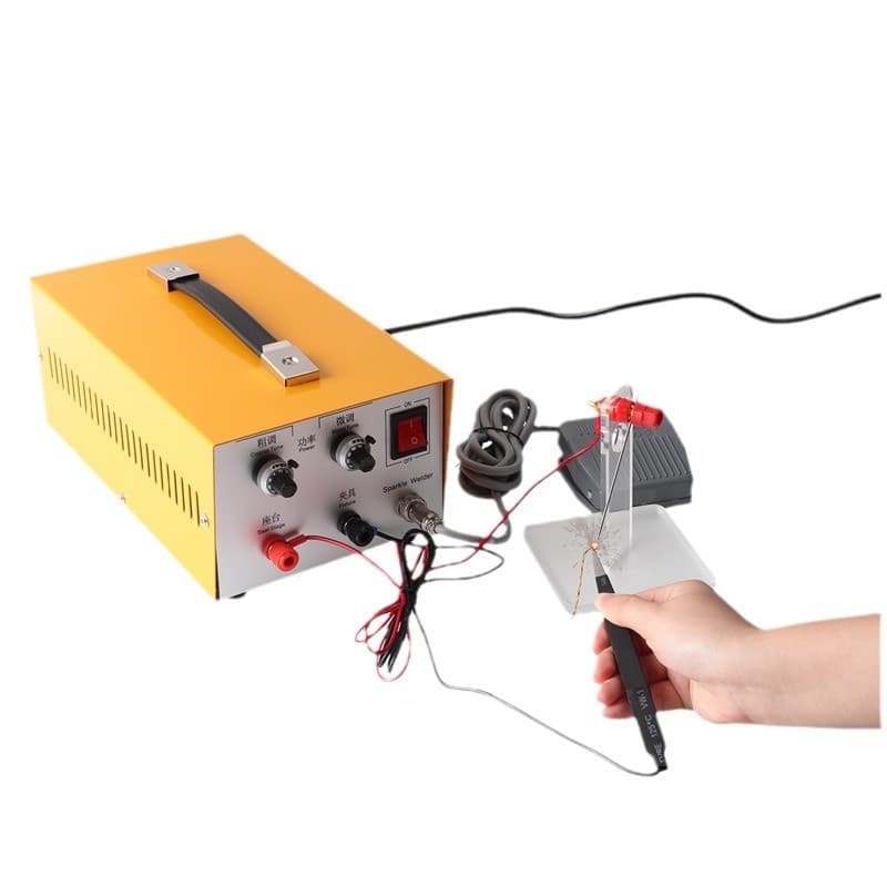 30A Jewelry Spot Welder Handheld Mini Electric Welder Gold Silver Pulse Welding Machine Portable Welding Tool