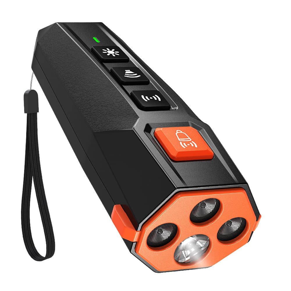 New Cross-Border Ultrasonic Dog Training Device Anti-Bark Trainer Three-Head High-Power Dog Repeller Light Ultrasonic Frequency Conversion Training
