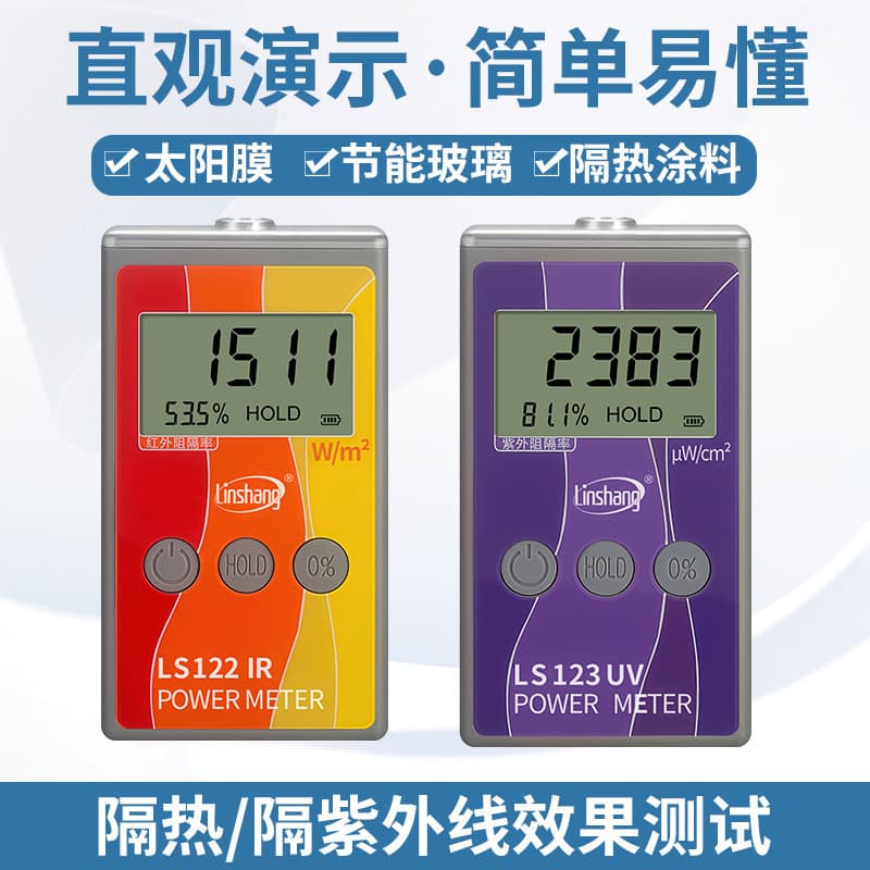 Infrared Power Meter LS122 Solar Film Energy Tester Ultraviolet Detector Power Meter LS123