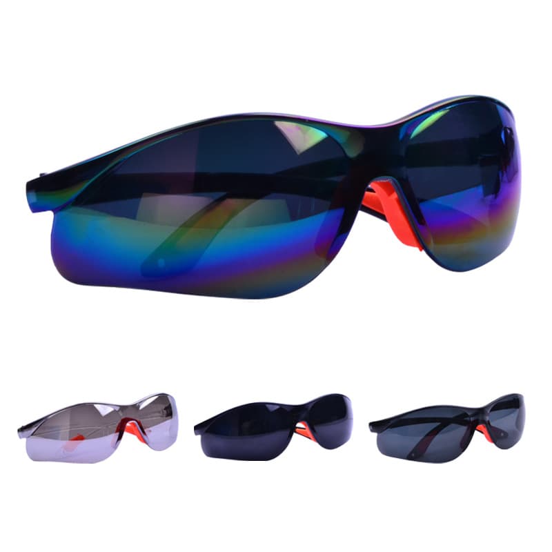 Colorful Goggles Soft Nose Bridge Impact Resistant Windproof Anti-Splash Sports Cycling Sunglasses Protective Eyewear