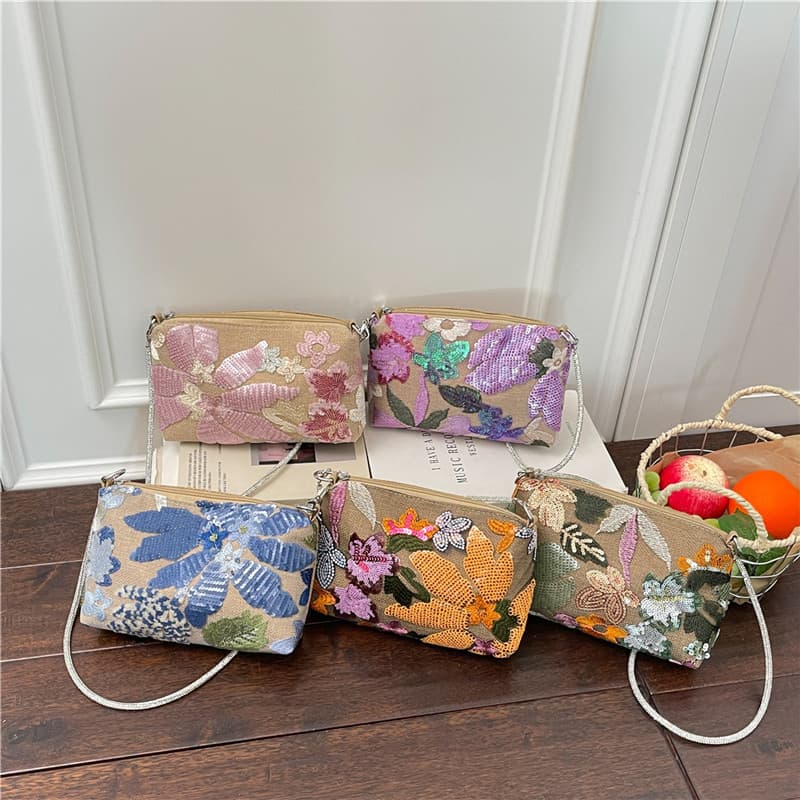 Cross-border national fashion handheld small square bag women's bag 2026 summer new style new Chinese embroidered shoulder bag feeling armpit bag