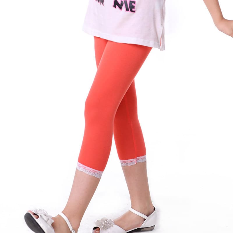 Summer Thin Base Layer Leggings for Girls, Slim Fit, Stretchy, Promotional Giveaway Item for Live Streaming