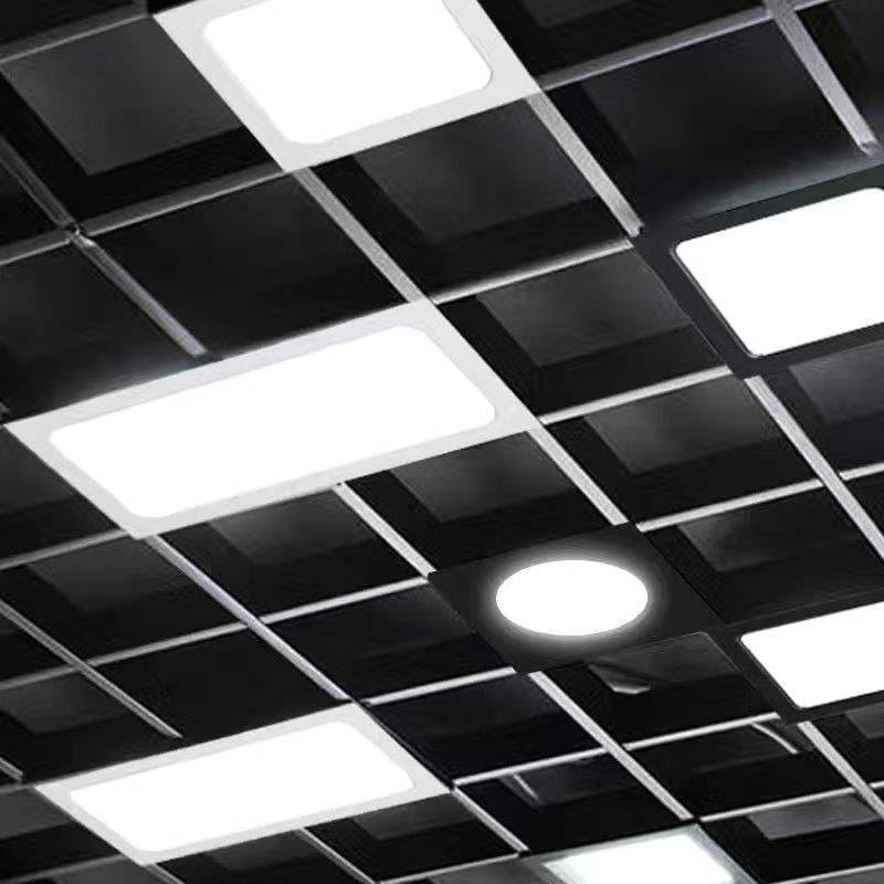 LED Grid Lights 15x15 Square Downlights, Mesh Lights, COB Double-Head Spotlights, 10*20 Downlights, Grid Spotlights