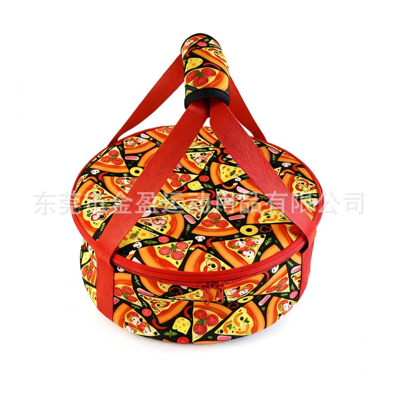 Amazon cross-border insulated outdoor picnic bag, large capacity lunch bag, easy to carry for barbecue, pizza, and picnics.