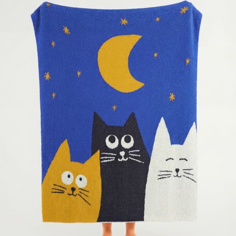 Knitted Throw Blanket Soft Fleece Blanket Autumn Winter Blanket Sofa Cover Blanket Nap Blanket Cape Blanket Bed End Blanket Window Sill Blanket