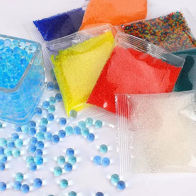7-8mm Water Absorbing Crystal Beads Hydrogel Beads Expansion Water Pet Gardening/soilless Cultivation Substrate