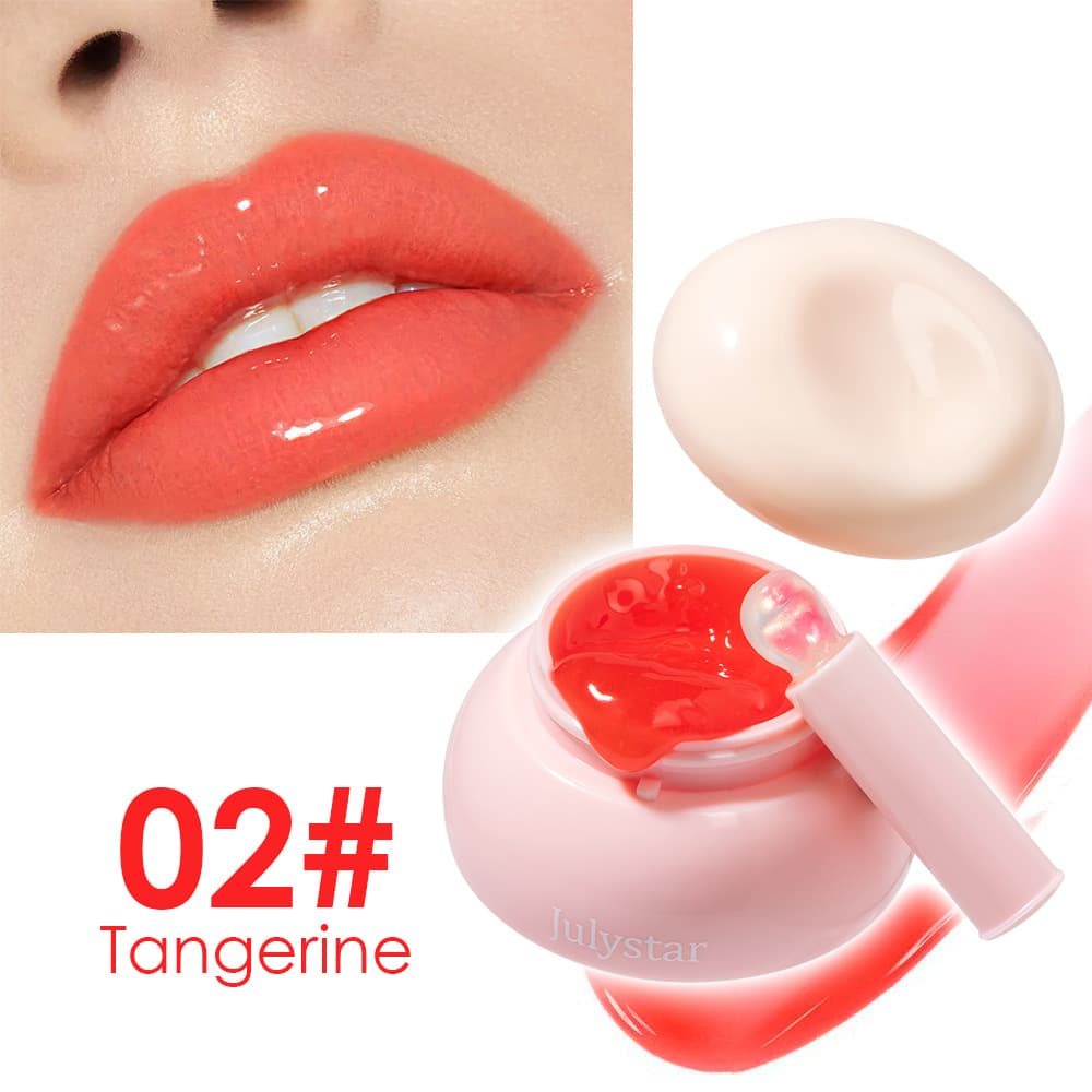 Cross-border Long-lasting Moisturizing Solid Lip Gloss Plumping Lip Gloss Wholesale Mirror Shine Jelly Lip Gloss