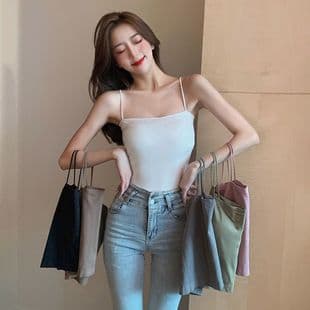 Seamless Backless Tube Top Camisole for Women with Built-in Padded Bra, Strapless Bandeau, Inner Wear or Outer Layering