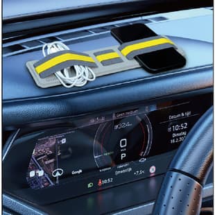 beblau Car Seat Back Organizer, Sun Visor Phone Card Sunglasses Storage, Charging Cable Center Console Organizer