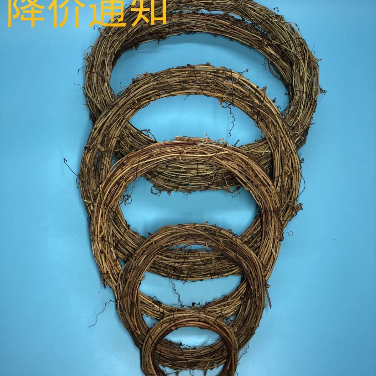 Indonesian Vine Rings, Christmas Hanging Vine Wreaths, Christmas Decoration Materials Wholesale