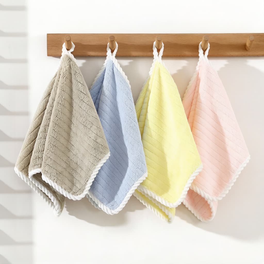 Bath towels, girls' towels, household quick-drying towels, water-absorbent children's small towels, shampoo and dry hair towels