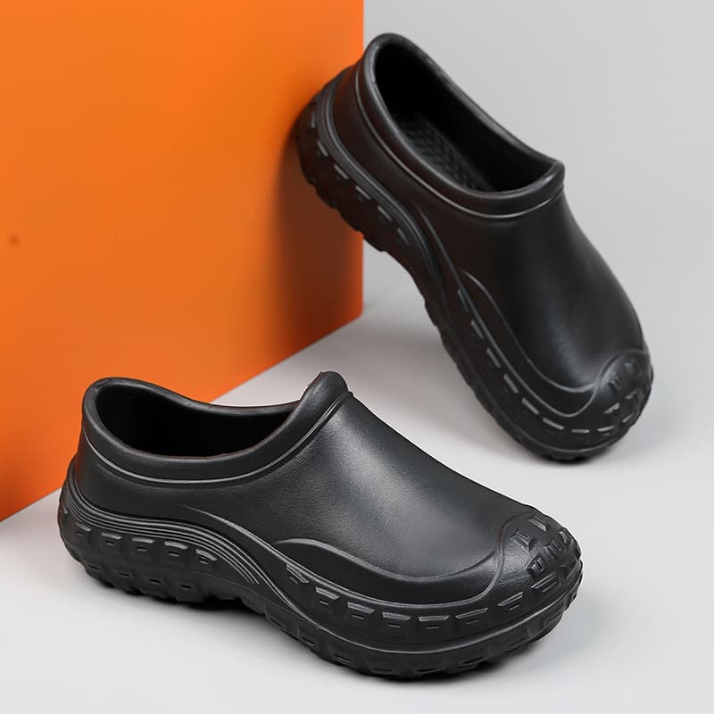 【Factory Wholesale】Chef Shoes Non-Slip Summer Three-Proof Kitchen Slip-Resistant Shoes Waterproof Shoes Thick Work Site Large Size Rain Boots