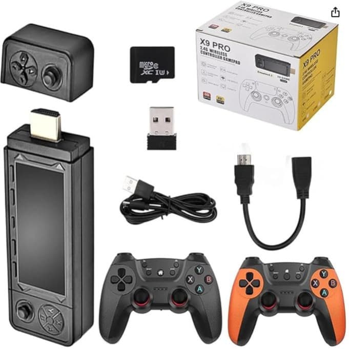 New Cross-Border X9 Ultra Home Game Console Connect TV HD Wireless Controller PSP Two-Player Game Console X2
